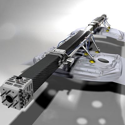 2-carbon-fiber Robotic Crossbar